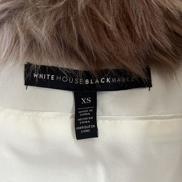 White House Black Market fur vest - Picture 2 of 4